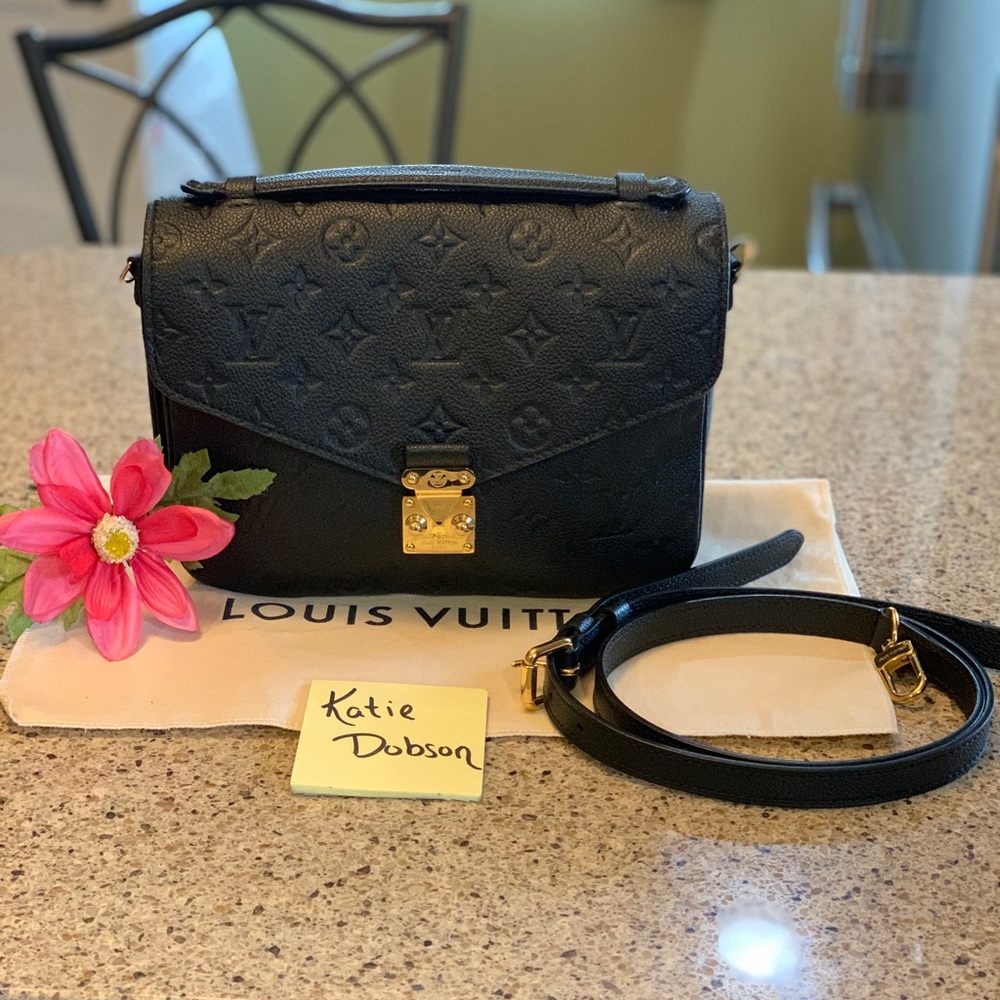 Pochette Métis in emperinte Noir